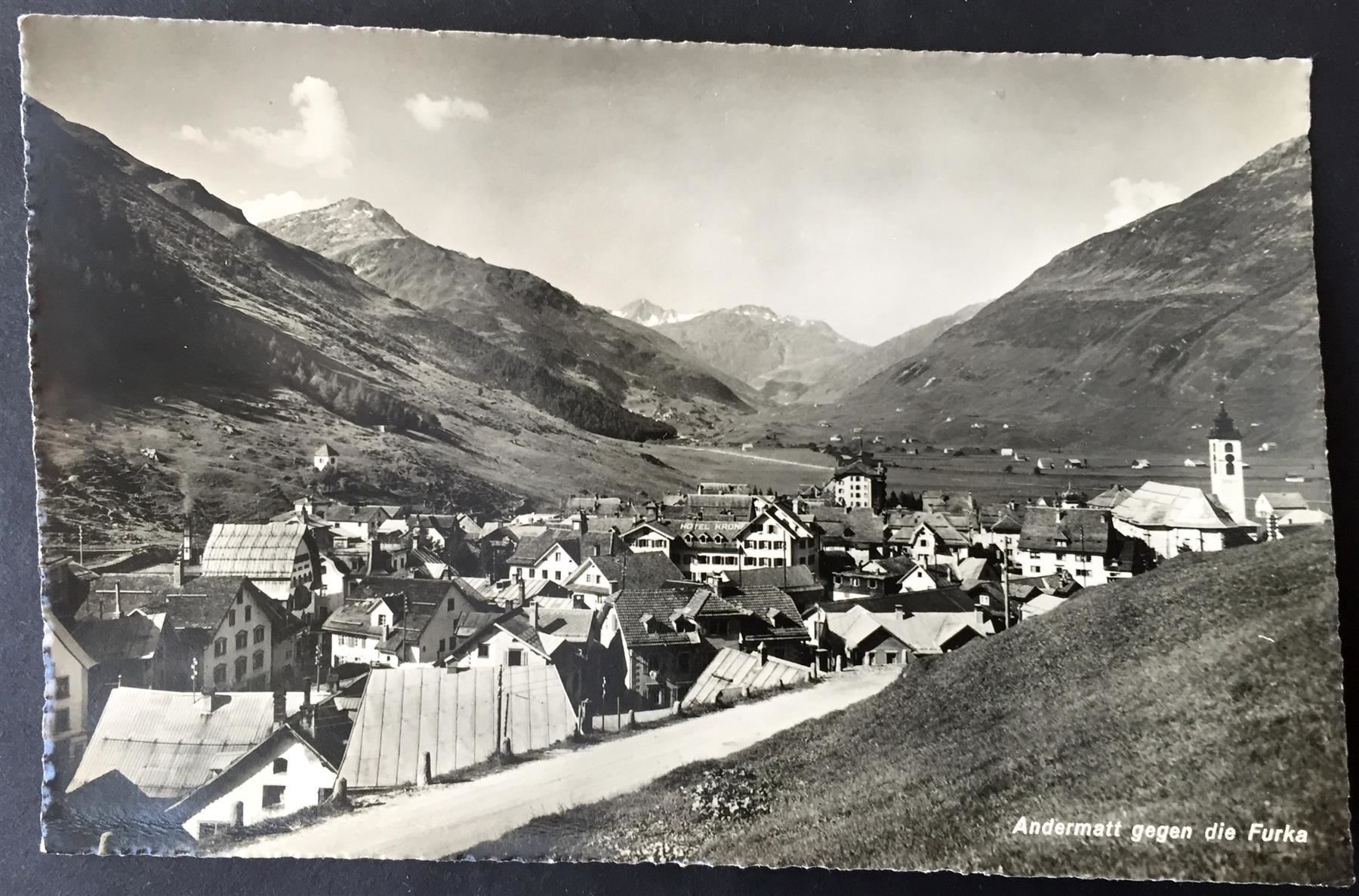 Cartes postales: ANDERMATT gegen die Furka – Neuf (Voir description) à Jona par philajona