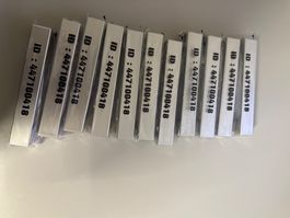 Neuwertige Aluminium Griffe (10 Stk.) Neu Originalverpackung