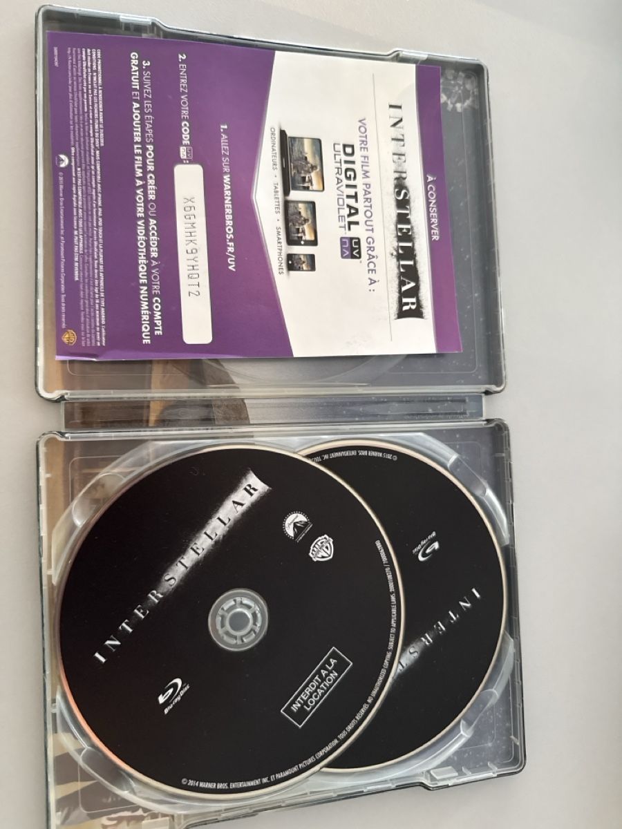 Tous les DVDs: Interstellar Blu-ray Steelbook Edition excellent condition – Neuf (Voir description) à Zürich par nad_s27g 2