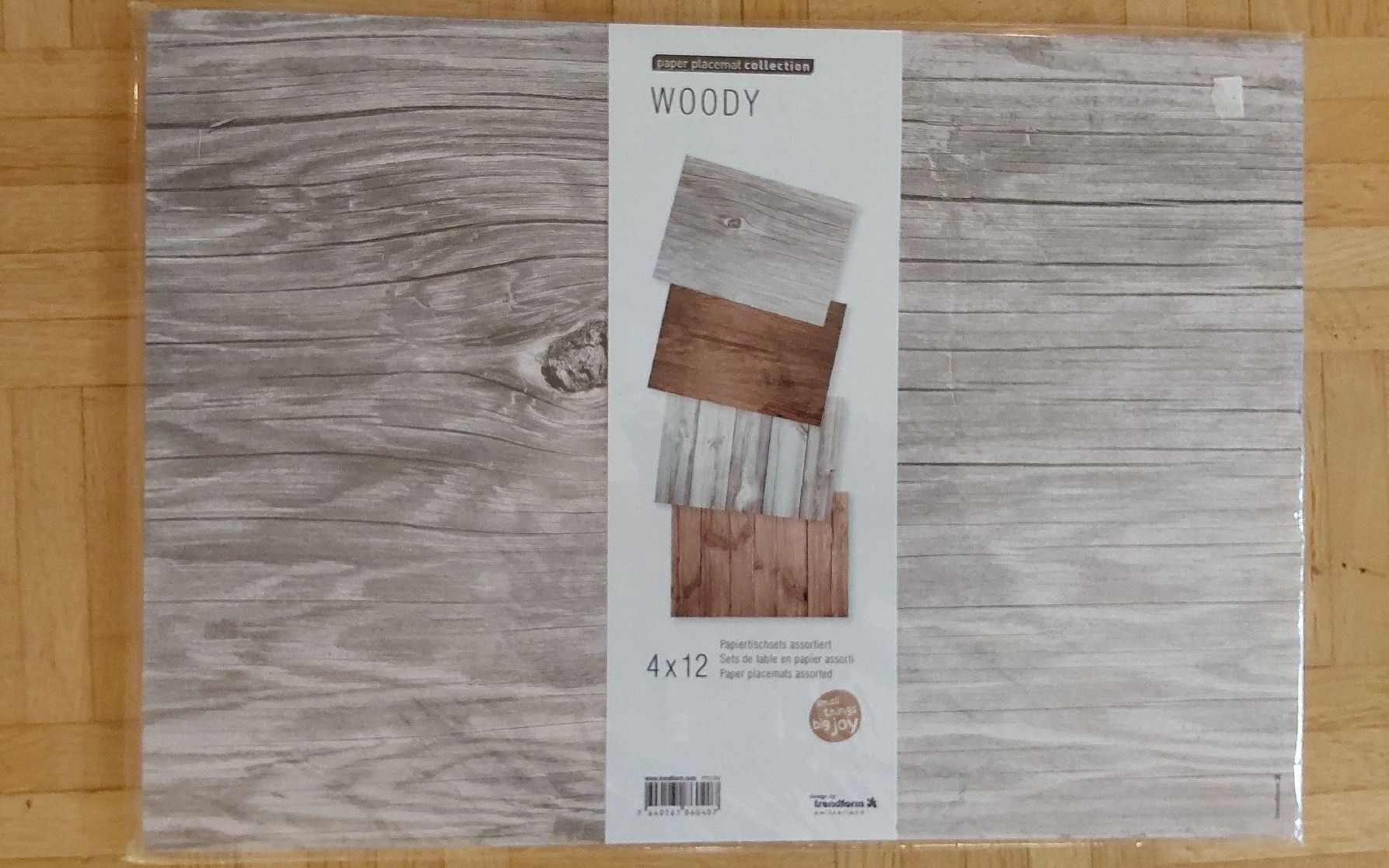 Sonstige Tischwäsche: Papiertischset Motiv Holz trendform Switzerland neu – Neu und originalverpackt aus Köniz von scopello12