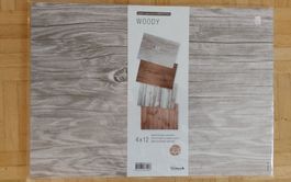 Papiertischset Motiv Holz trendform Switzerland neu