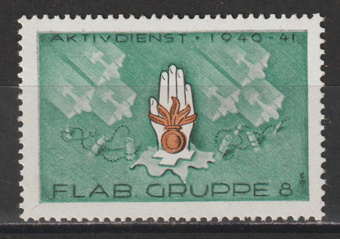Alle Briefmarken: Fliegerabwehr Nr. 2/1 ** – Gebraucht aus Siebnen von Fstaehli