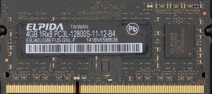 sodimm DDR3 4GB PC3L ELPIDA (Gebraucht) in balerna für CHF 30 – mit ...
