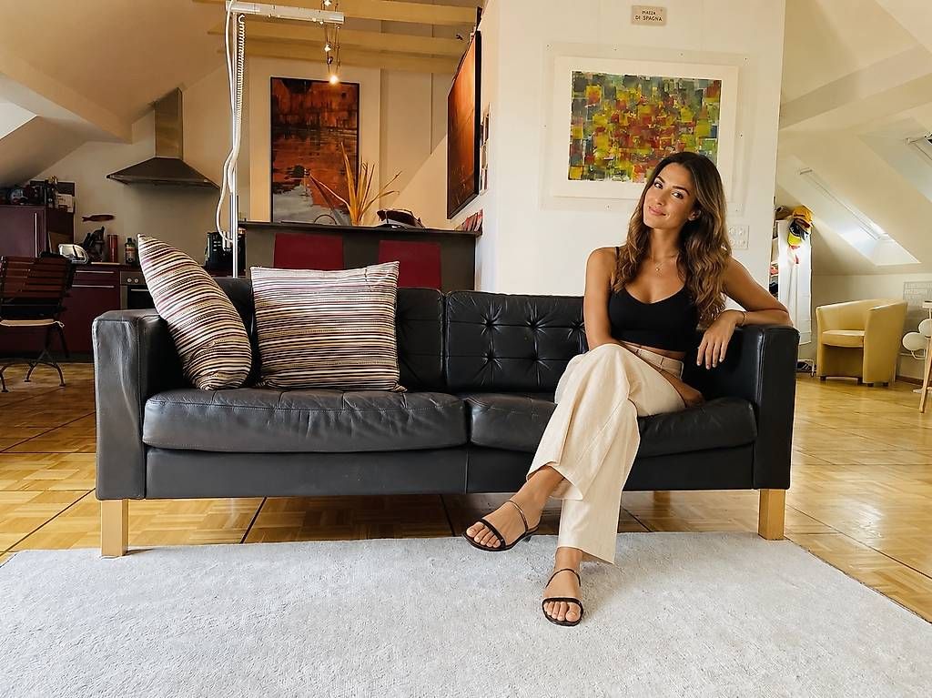 Sofas: Echt Ledersofa braun – D'occasion à Basel par Probono