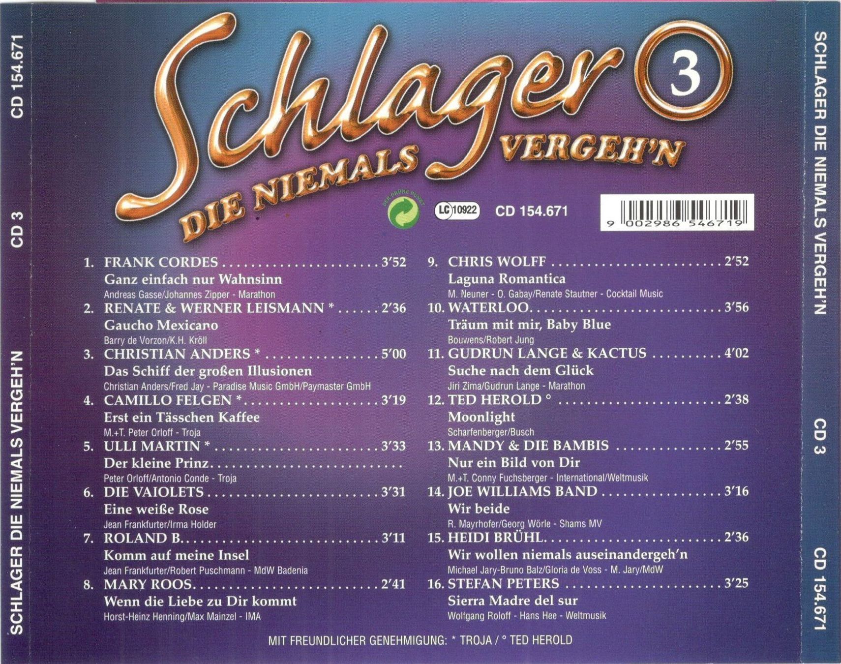 CD: CD Schlager Box Vol. 3 – Usato da St. Margarethen TG venduto da ursk10 1