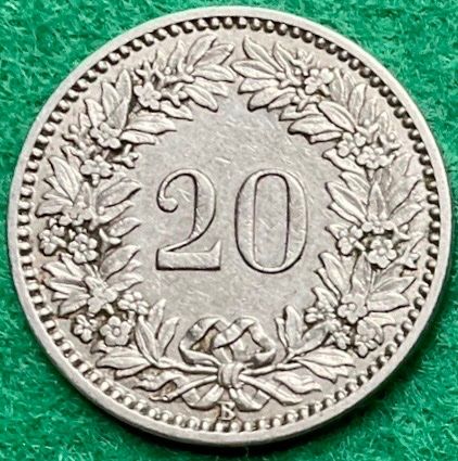 Tutti le monete: Pièce de 20 ct suisse 1912 – Usato da Plan-les-Ouates venduto da gab_cgf6 1