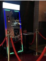 Miroir photobooth interactif lumineux pour événements