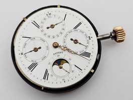 Antikes Taschenuhrwerk Kalenderfunktion Mondphase Uhrwerk