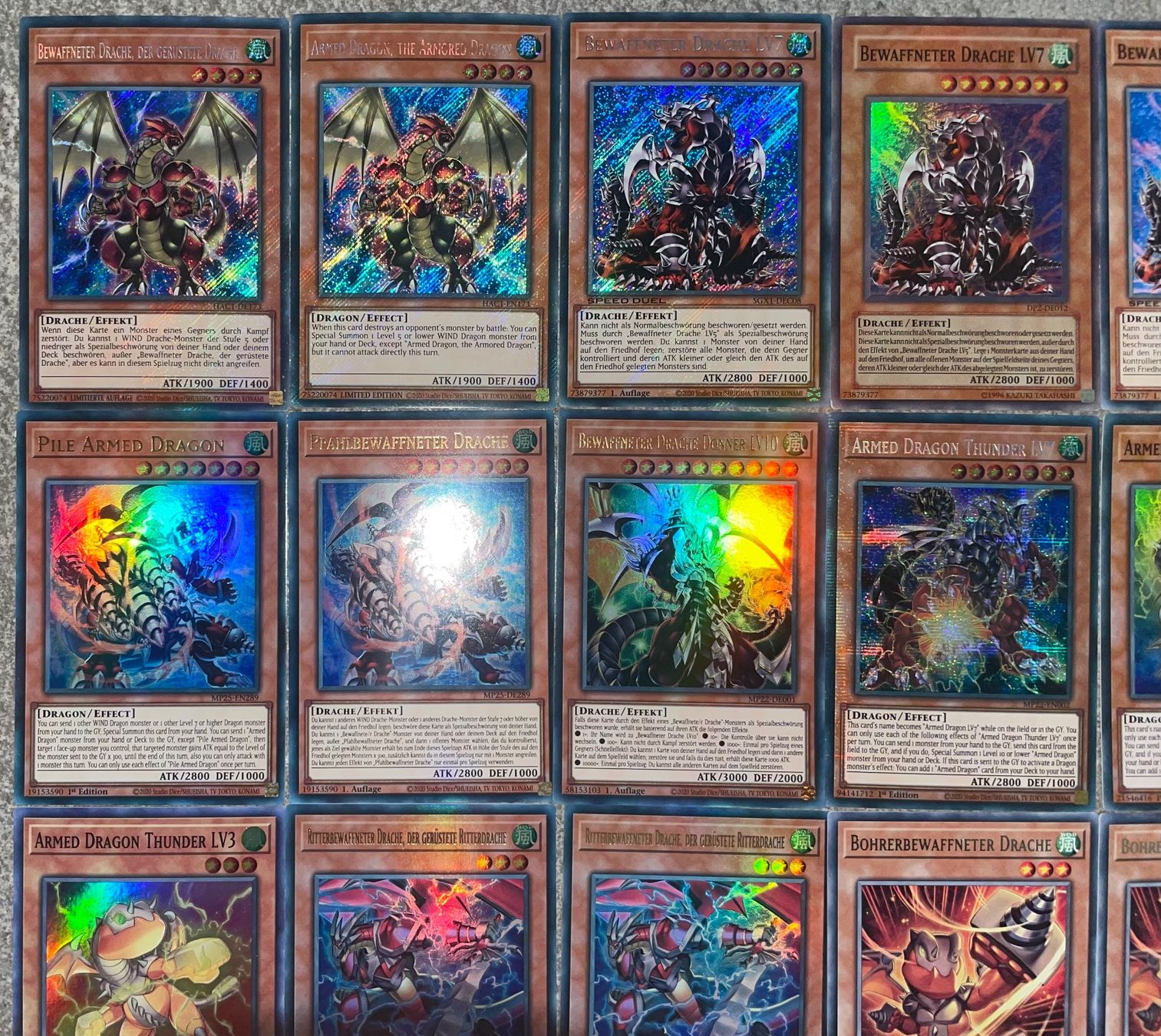 Yugioh Carte collezionabili: YuGiOh Bewaffneter Drache Deck – Nuovo (secondo la descrizione) da Altstätten SG venduto da ChangeMaker 1