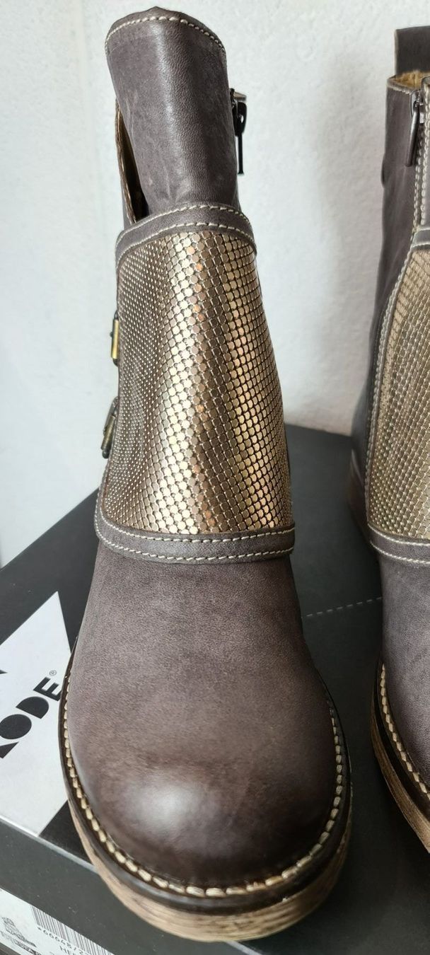 Damenschuhe: Dkode Leder Stiefel Lp:219 fr Gr. 36 – Neu und originalverpackt aus Uerkheim von Justi.y 1