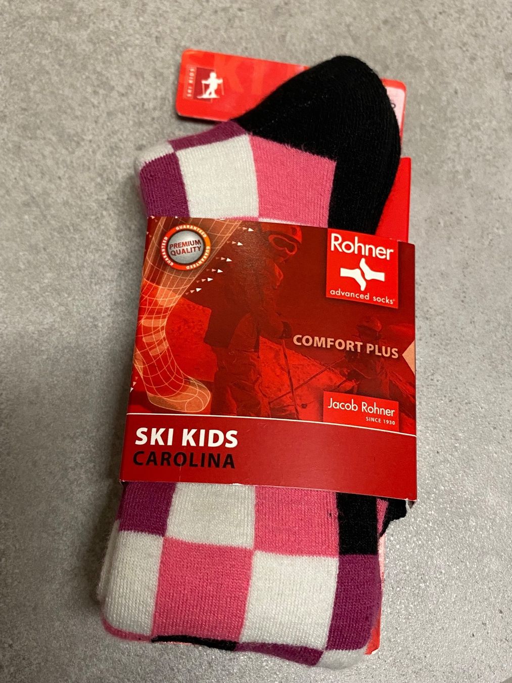Rohner Calze per bambini: Chaussettes ski Rohner Comfort Plus neuf 31 - 34 – Nuovo (secondo la descrizione) da Salvenach venduto da gwenwywar