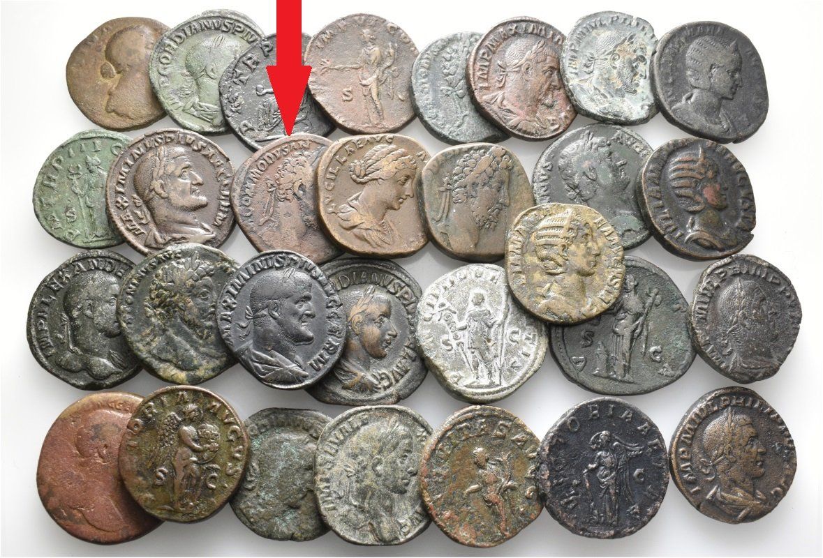 Alle Münzen: COMMODUS bronze Sesterz – Gebraucht aus La Sarraz von classicworldcoins 2