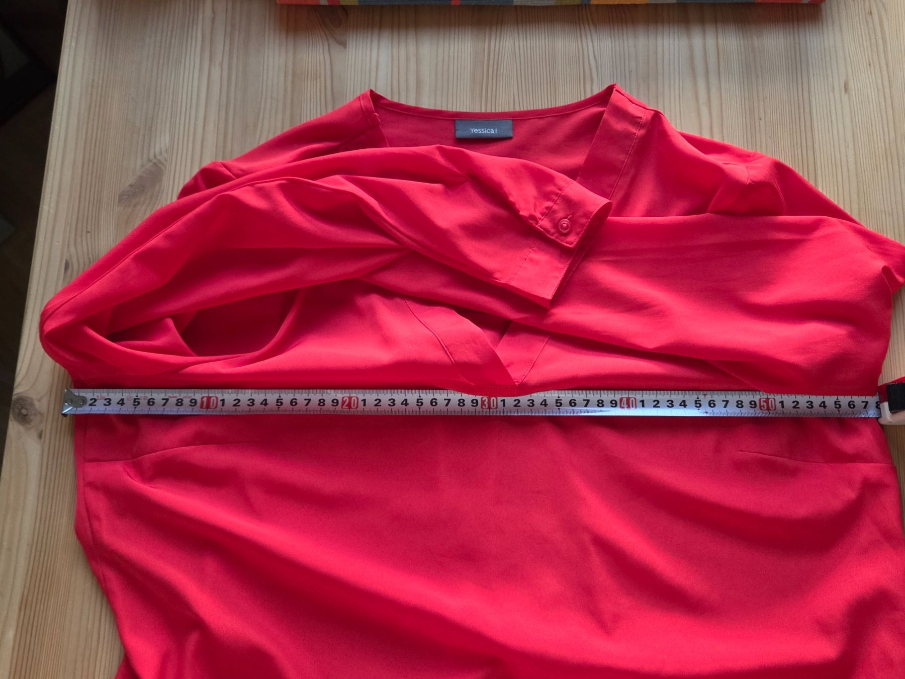 C&A Camicette: rote Bluse, XL, 46, Polyester – Usato da Liestal venduto da ITOlio 2