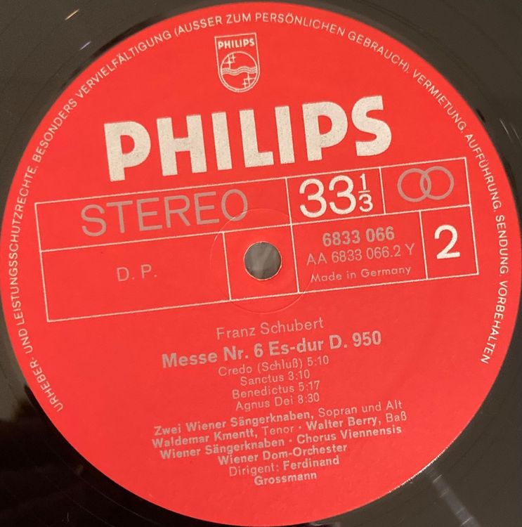Franz Schubert Messe Nr.6 Esdur D.950 Wiener Sängerknaben Kaufen