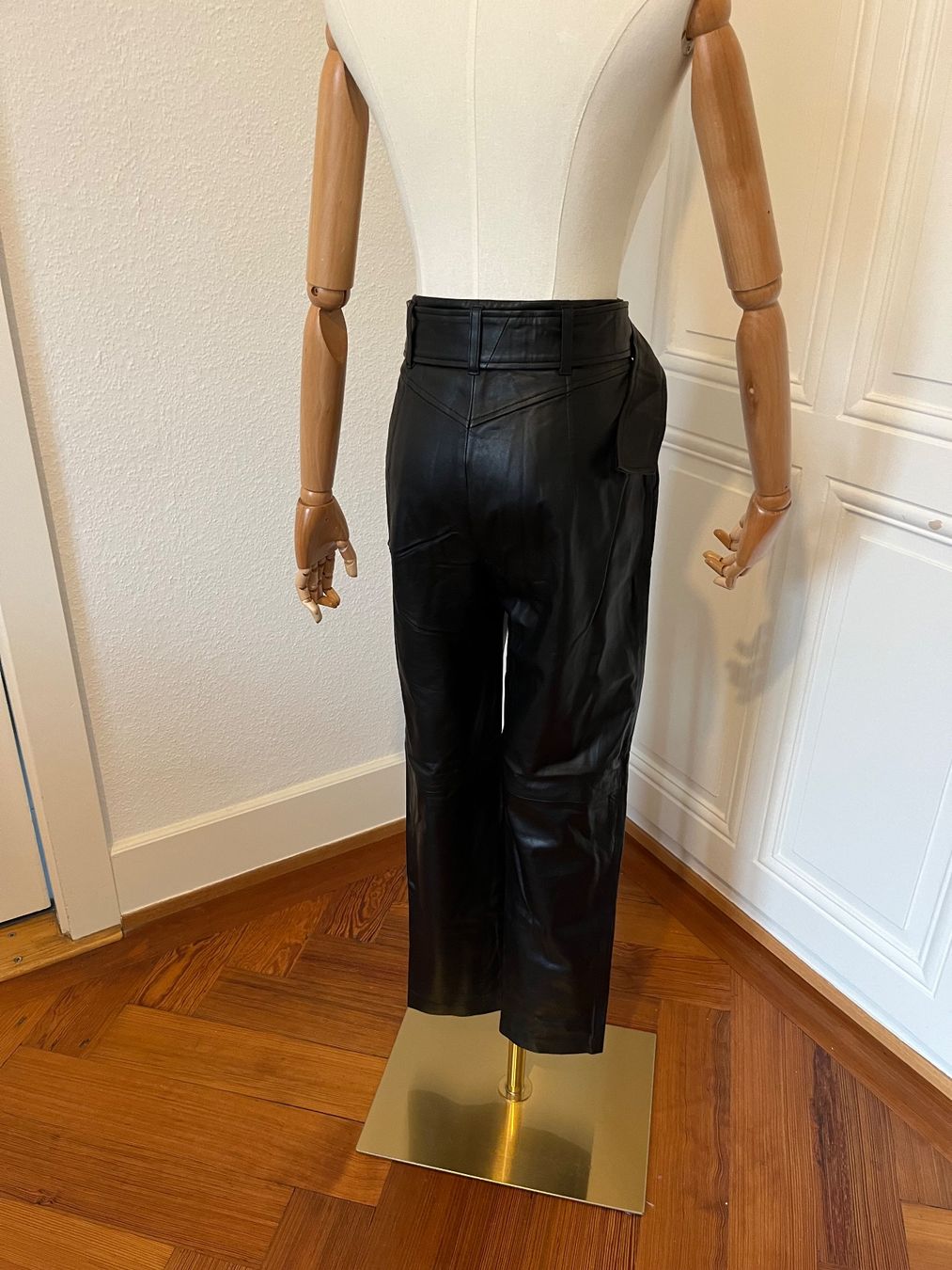 Pantaloni: Intermix Stylish Black Leather Trousers - Size XS – Usato da Mies venduto da Nib2011 5