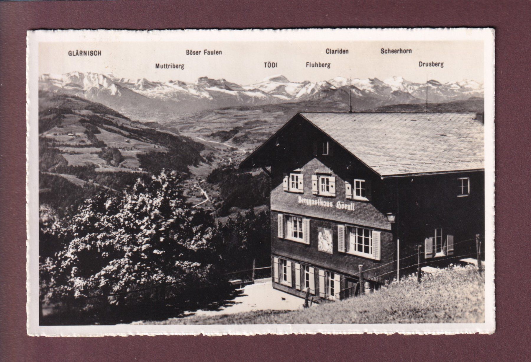 Cartoline postali: HÖRNLI-KULM - 1948 – Usato da Pully venduto da nicecards