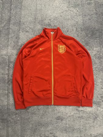 Nike England Trainingsjacke Rot/Gold, Gr. L