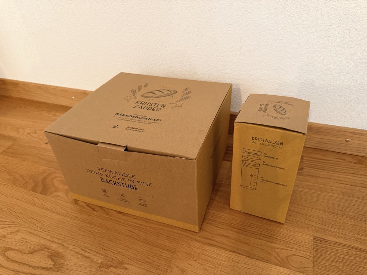 Teglie da forno: KRUSTEN ZAUBER Gärkörbchen-Set und Sauerteig Starter-Set – Nuovo e nell'imballaggio originale da Luzern venduto da Mir_Daria
