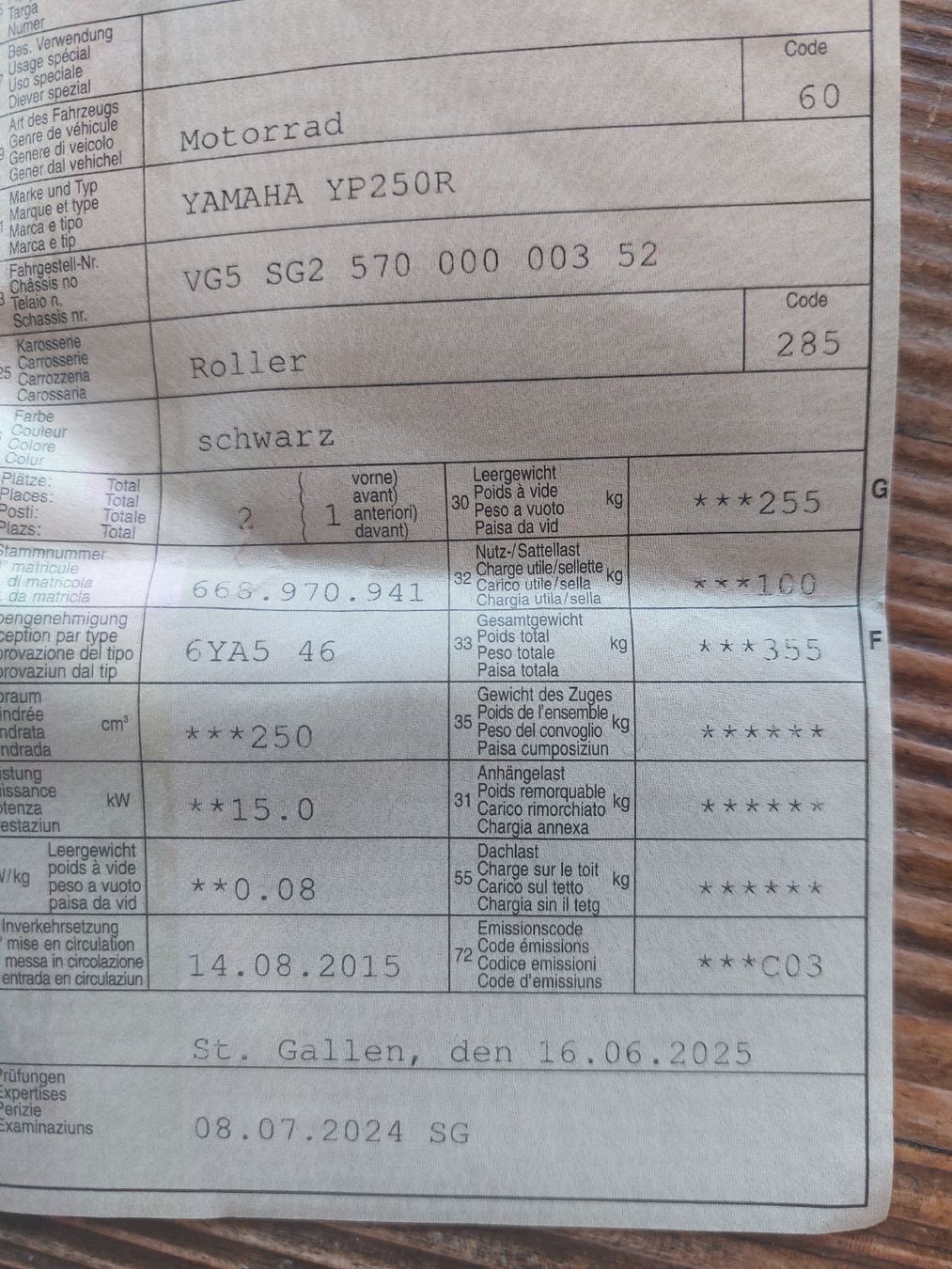Scooters: yamaha xmax 250momo – Gebraucht aus Wattwil von wattwil1992 6