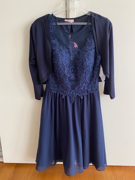 Kleid Bolero Abschlusskleid Konfkleid NEU (Neu und