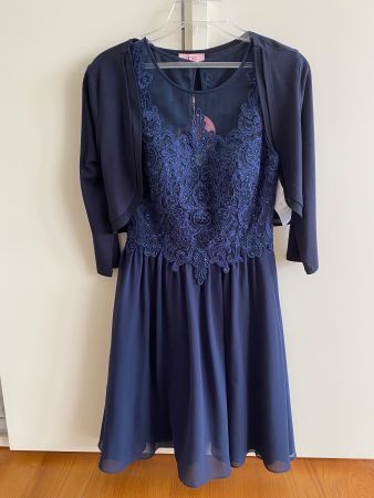 Kleid inkl. Bolero / Abschlusskleid / Konfkleid NEU