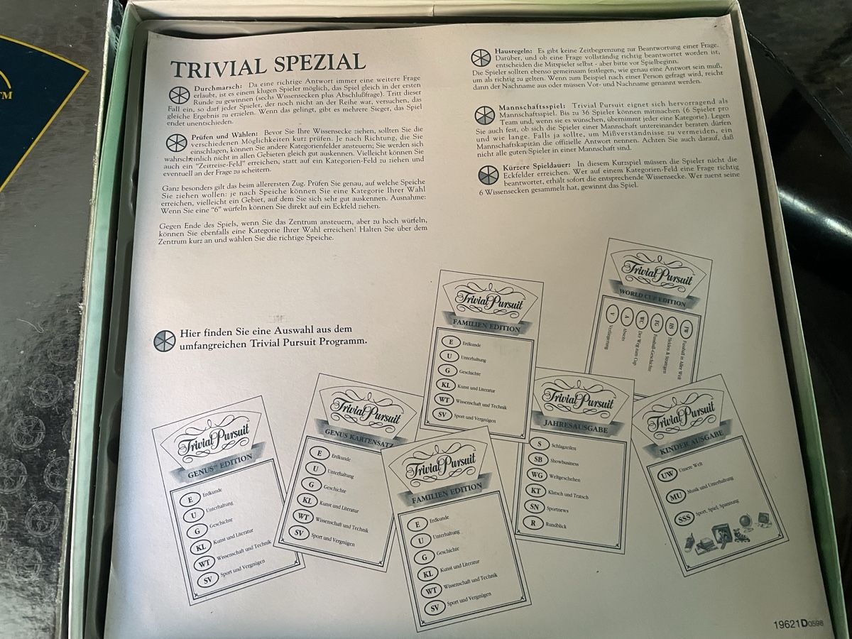 Giochi: Trivial Pursit Jahrtausend Edition – Usato da Wildensbuch venduto da Mangosteen7 1