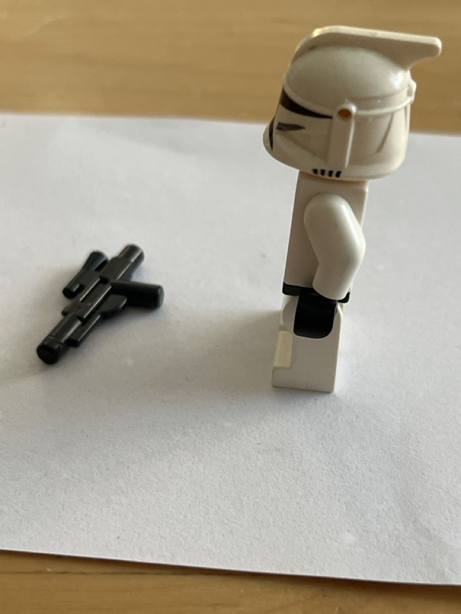 Statuette: LEGO Star Wars Clone Trooper Figur mit Blaster! – Usato da neuenhof venduto da cocoros 5