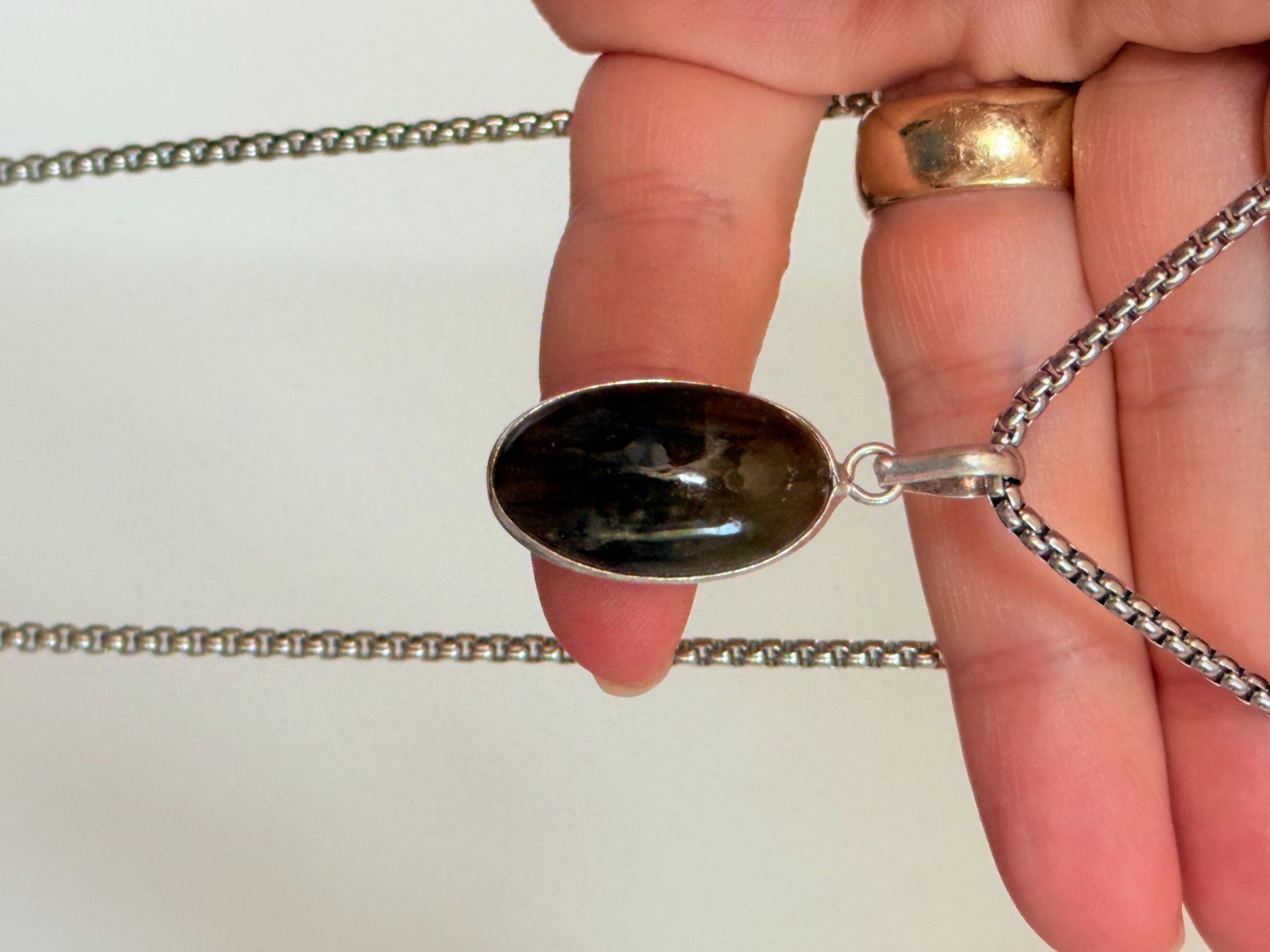 Catenine: Labradorite necklace – Nuovo e nell'imballaggio originale da Genève venduto da AGBERG 3
