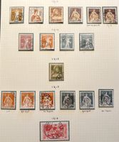 LOT SCHWEIZER BRIEFMARKEN 1915-1918
