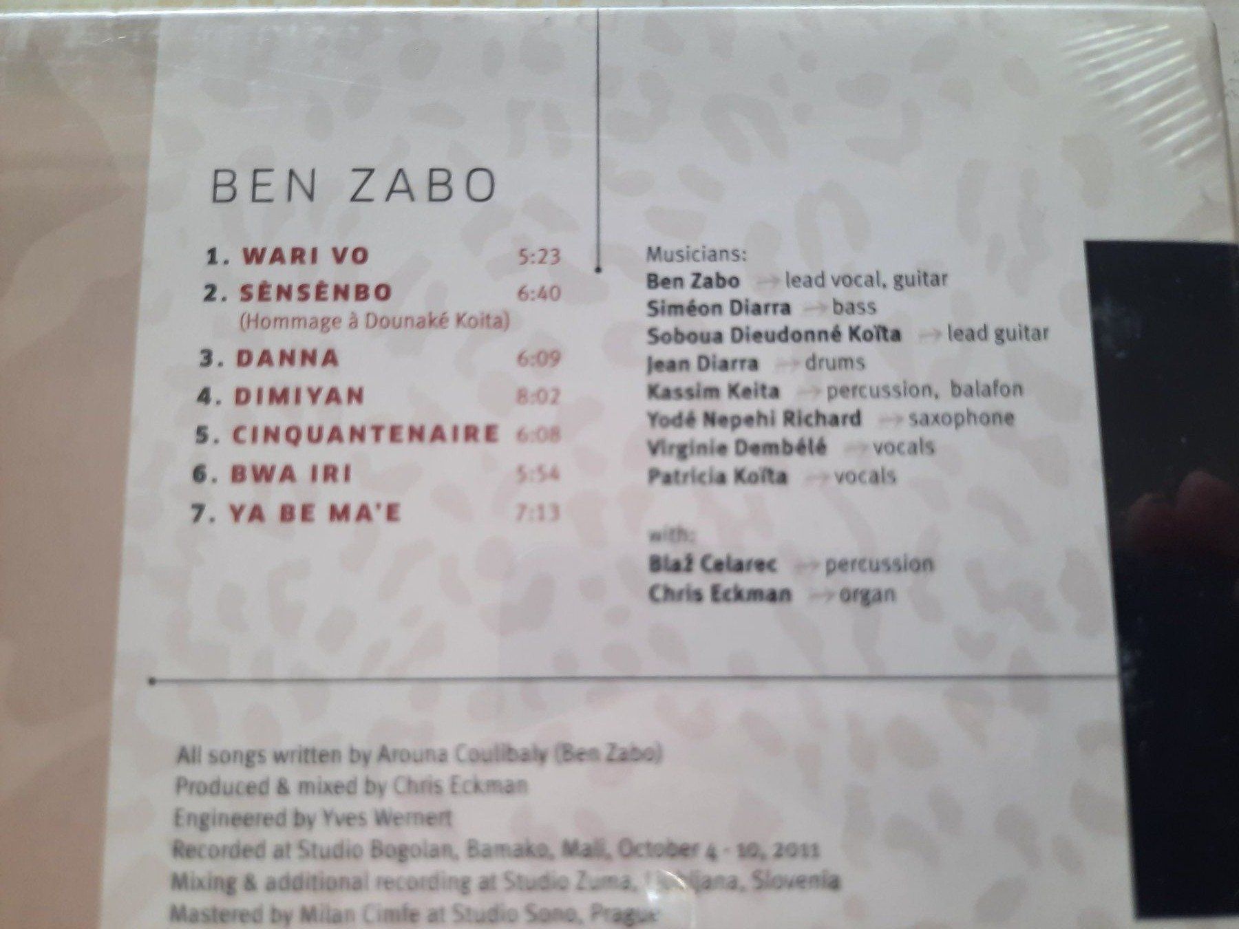 CDs: CD Ben Zabo - Ben Zabo – Gebraucht aus Pully von bro_n52j 3