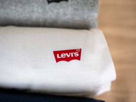 Three Levi's cotton T-shirts