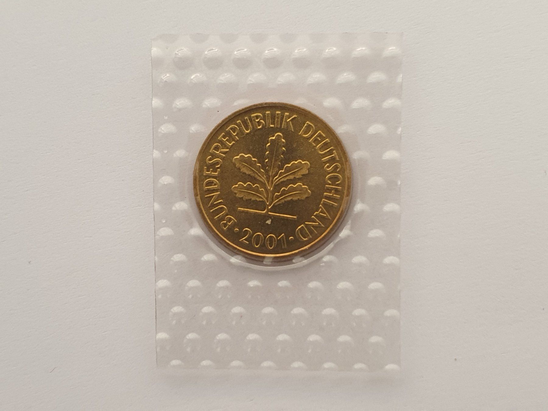 Tutti le monete: 5 Pfennig 2001 G Stgl – Nuovo (secondo la descrizione) da Pravidondaz venduto da LVtik 1