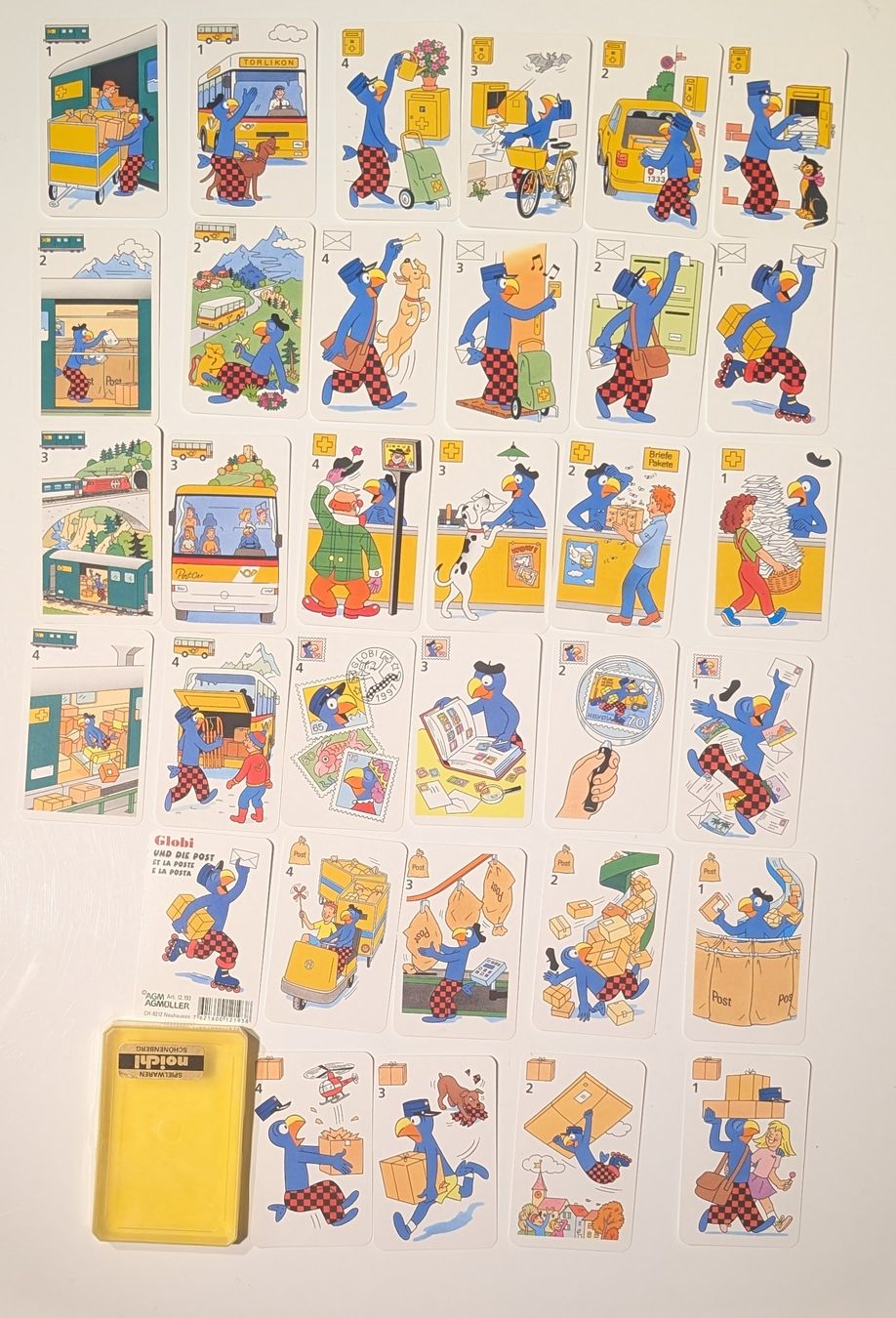 Giochi: Globi und die Post Quartett - Globi Verlag – Usato da Wängi venduto da ABIZONE-86 1