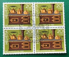 4 er Block Nr. J 286 mit Vollstempel Bern