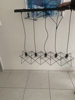 Hängelampe SOLARA 5 Lampen, neuwertig, modernes Design!