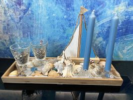 La Rochere Gläser Stranddeko Maritim Schiff Glasi Hergiswil