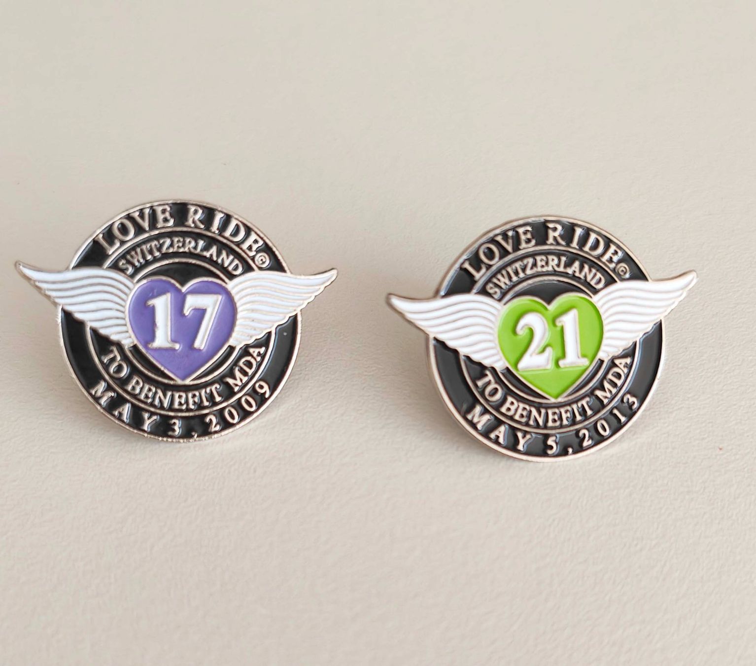 Placchette & Badge: Love Ride Pin – Usato da Tuggen venduto da Skip13