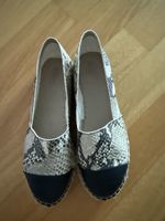 Damen Espadrilles Schlangenoptik Grösse 38 neu