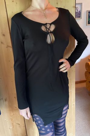 Sexy abito da cocktail di viscosa bagniata-tg M/L-nuovo