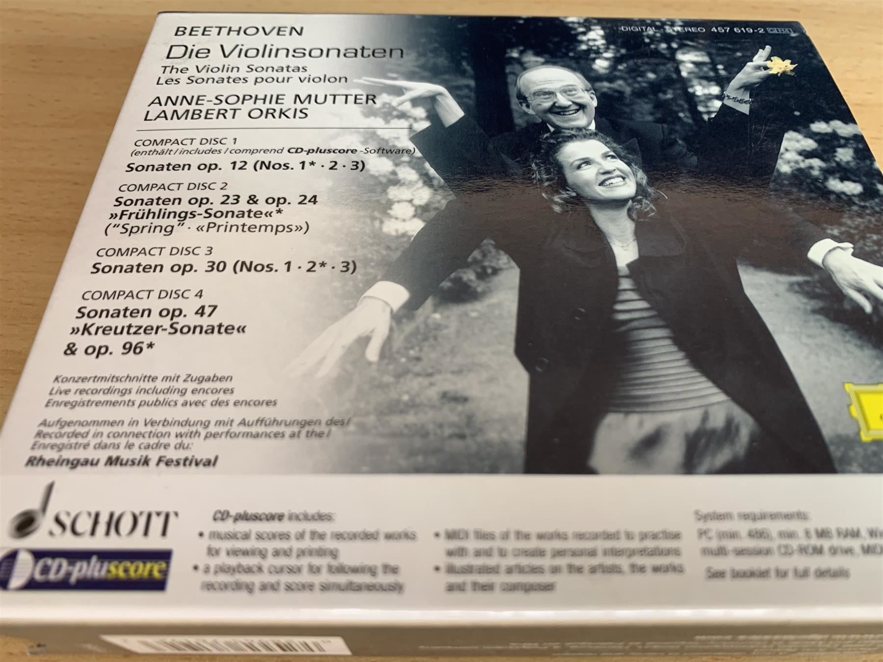 CDs: Beethoven - Die Violinsonaten - 4 CD – D'occasion à Rikon im Tösstal par Alpenmutz 1