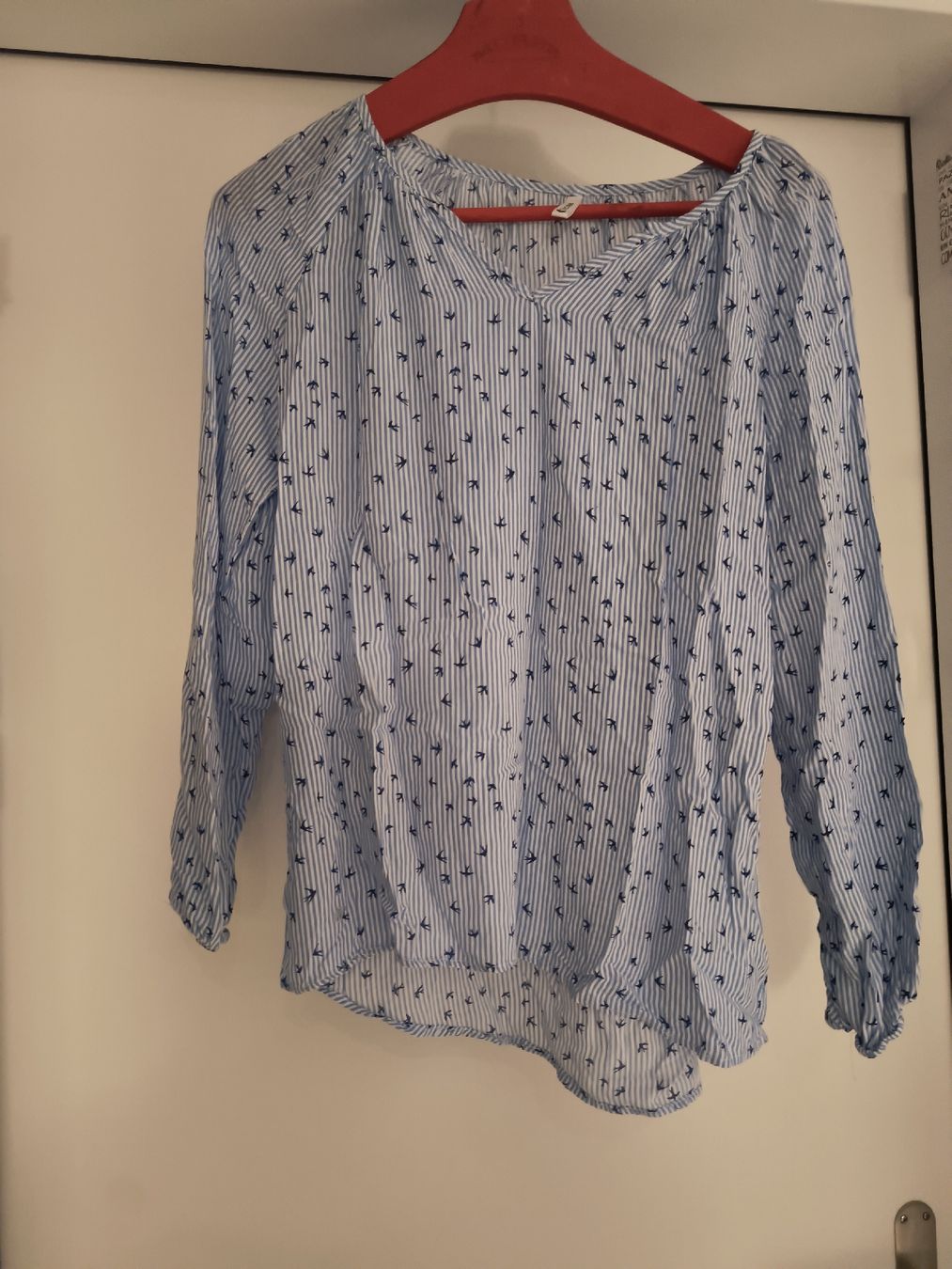 Camicette: Chicoree Damen Bluse Gr. S, hellblau gestreift, Top Zustand – Usato da Schöfflisdorf venduto da kin_2dp9