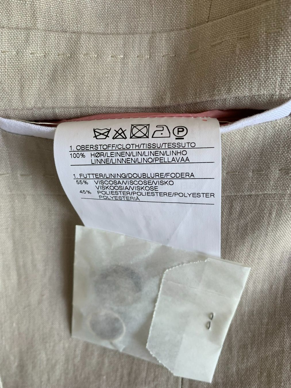 Giacche: SCHNEIDER'S: Eleganter heller Leinen-Blazer, 38 – Nuovo (secondo la descrizione) da Luzern venduto da paulablue 6
