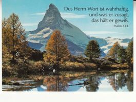 Matterhorn mit Psalm ca. 1980