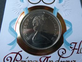 Grossbritannien 1980,  Crown  in Münzbrief