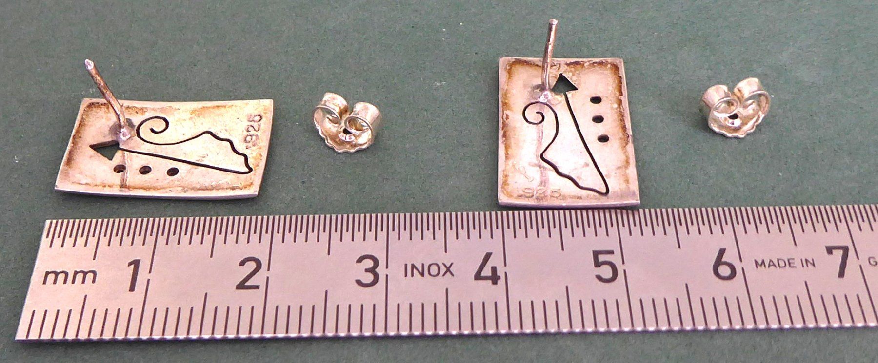 Boucles d'oreille: Ohr Stecker, 925 Silber – D'occasion à Muri AG par silvermouse007 2
