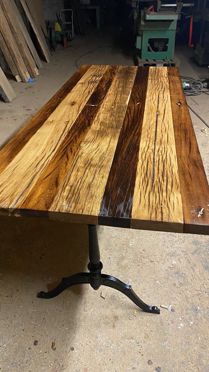 Tische: Beizentisch Melange  Upcycling Tisch – Neu (gemäss Beschreibung) aus Bülach von Farmerpower7