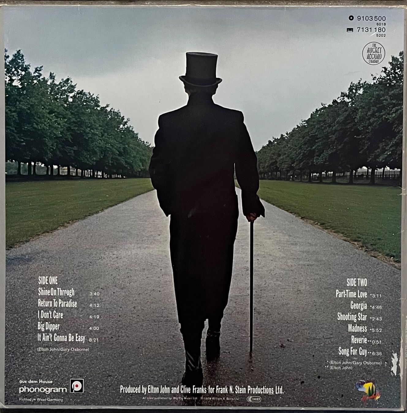 Dischi in vinile: ELTON JOHN - A SINGLE MAN - 33 Tours – Usato da Bussigny venduto da vinyl-pas-cher 2
