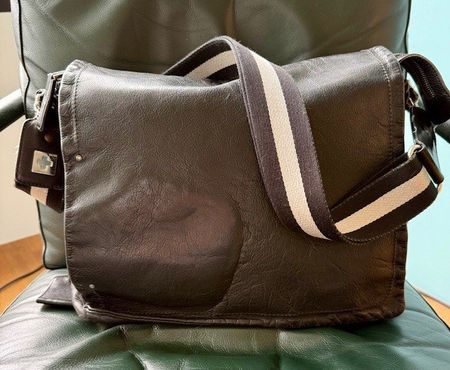 BALLY Umhängetasche schwarz, Original