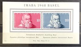 1948 - Imaba Block W3  n. 12 postfrisch **