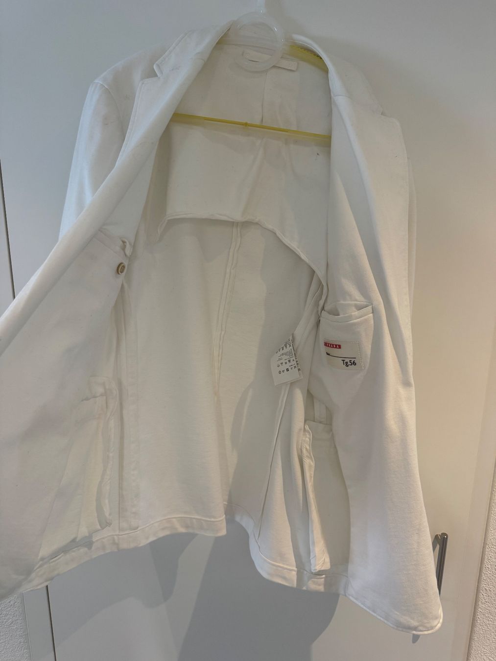 Prada Giacche: Prada Herren Sakko weiss – Usato da Dielsdorf venduto da Anthony111 6